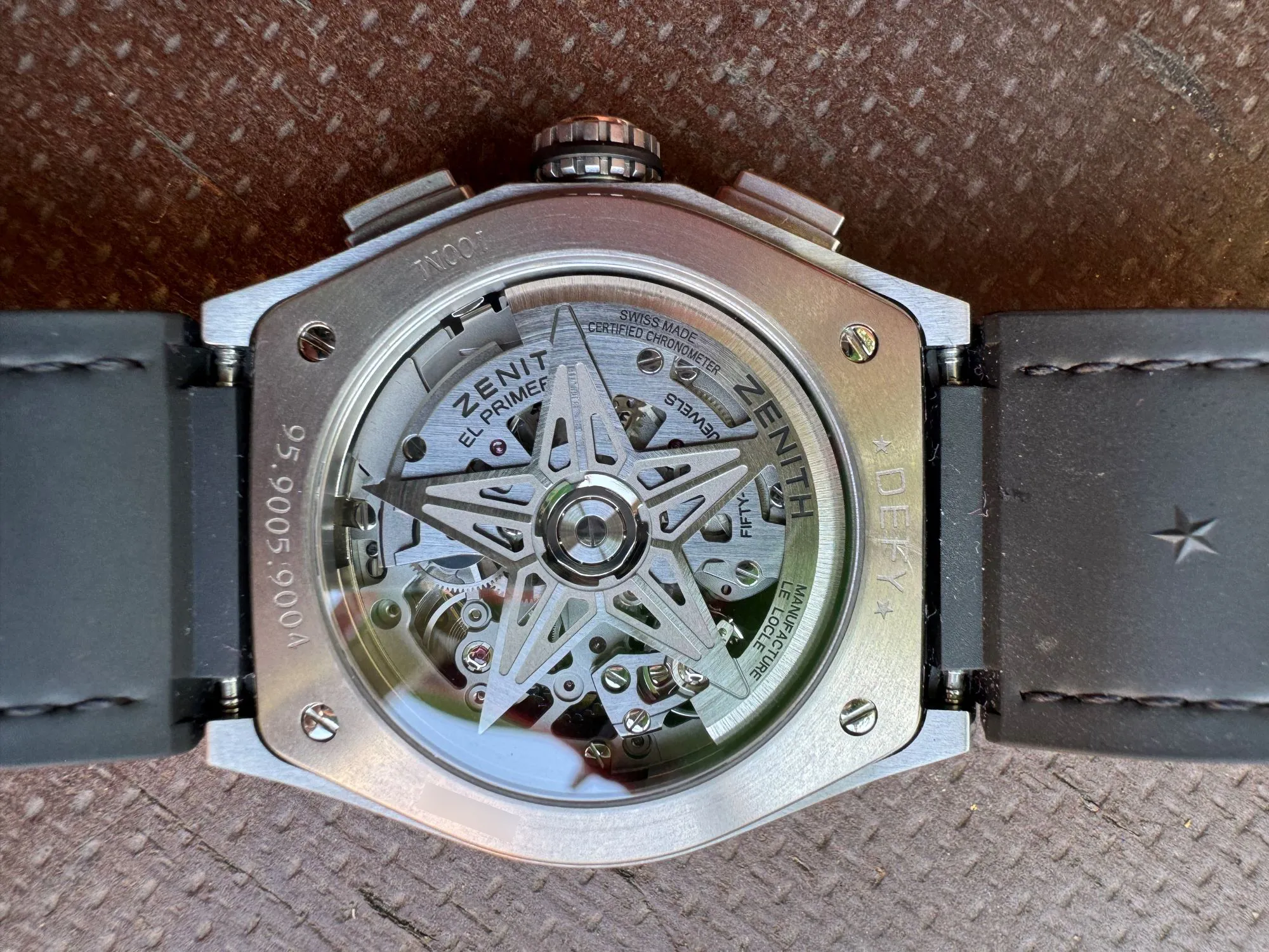 Zenith Defy 95.9005.9004/01.R582 44mm Ceramic and Titanium Silvered 12