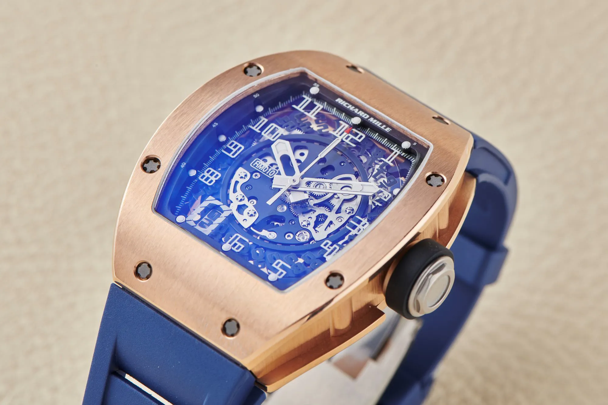 Richard Mille RM 010 RM010 AH RG 47mm Rose gold Skeletonized 9