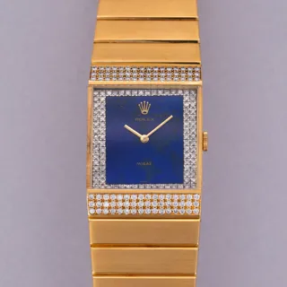 Rolex Cellini King Midas 4611 Yellow gold Blue