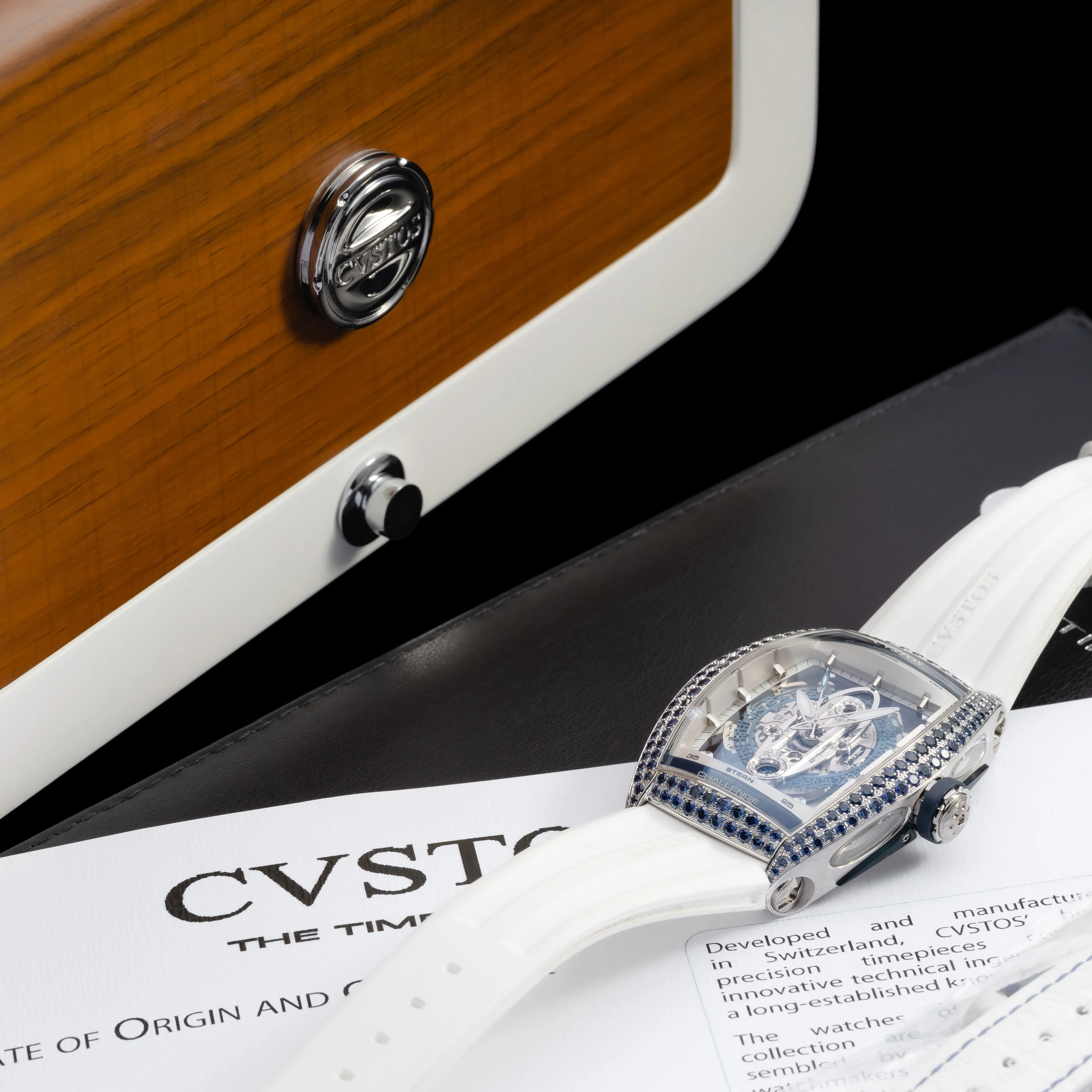 Cvstos Challenge CVT-SEA-BS ST 48mm Stainless steel Skeletonized 1