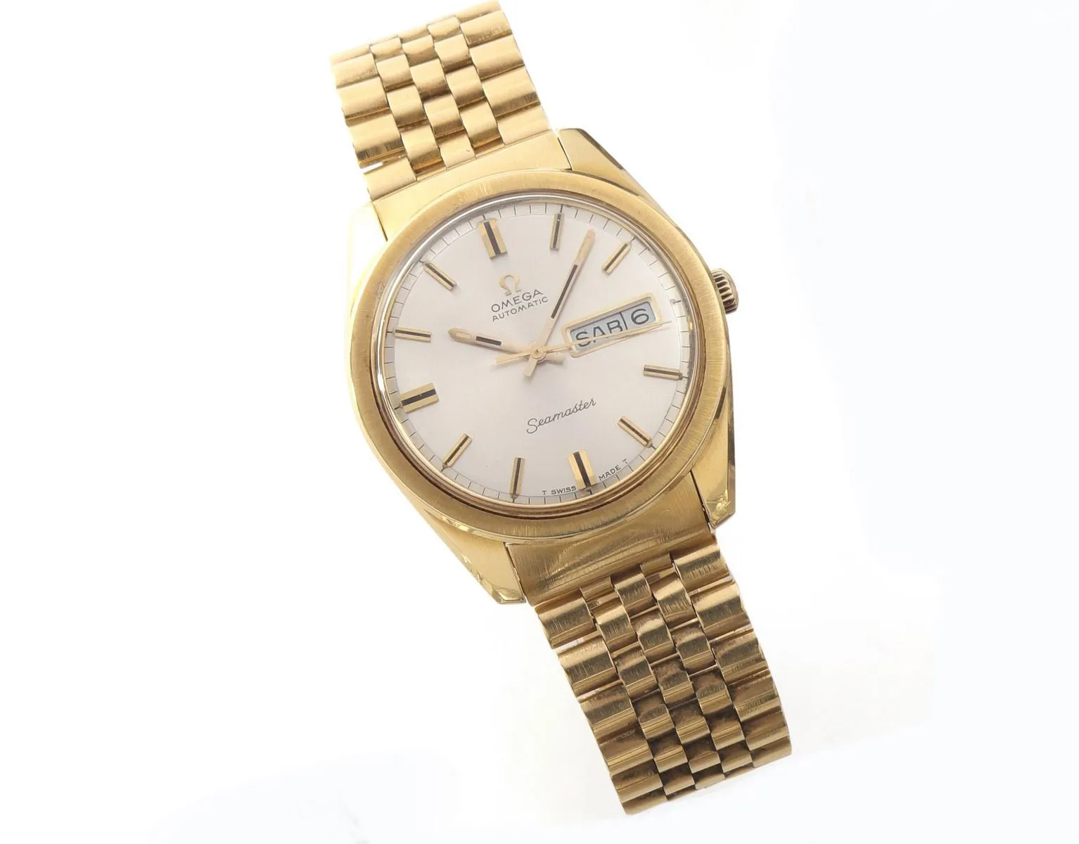 Omega Seamaster 166.032 37mm Yellow gold White