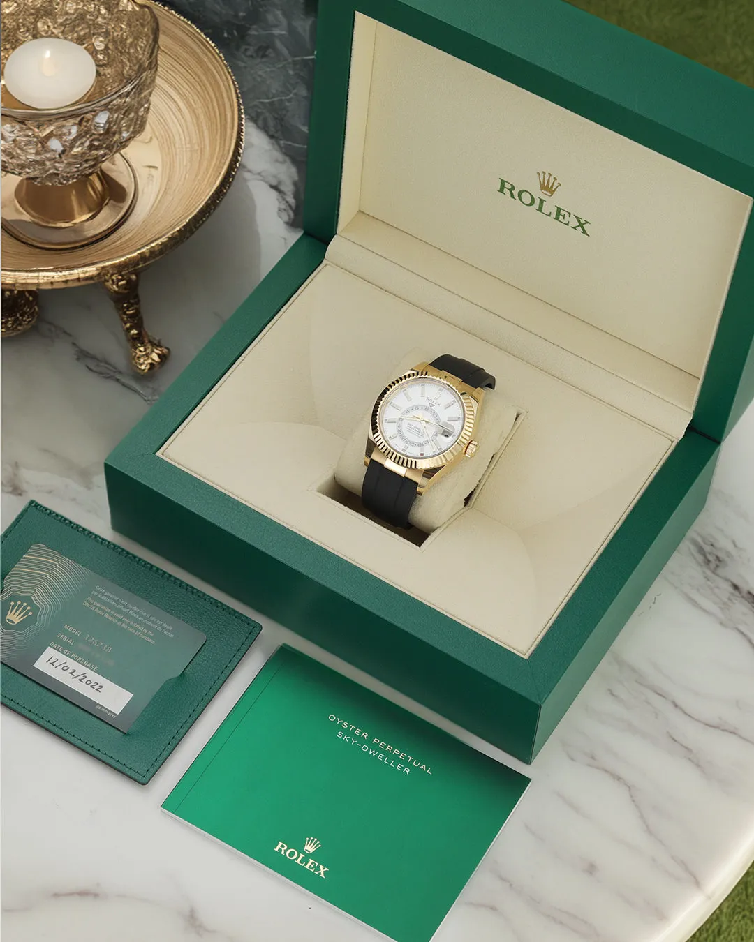 Rolex Sky-Dweller 326933 42mm Yellow gold White 2