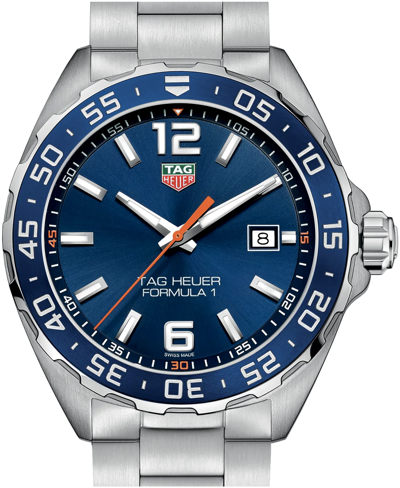 TAG Heuer Formula 1 Quartz WAZ1010.BA0842 43mm Stainless steel Blue 1