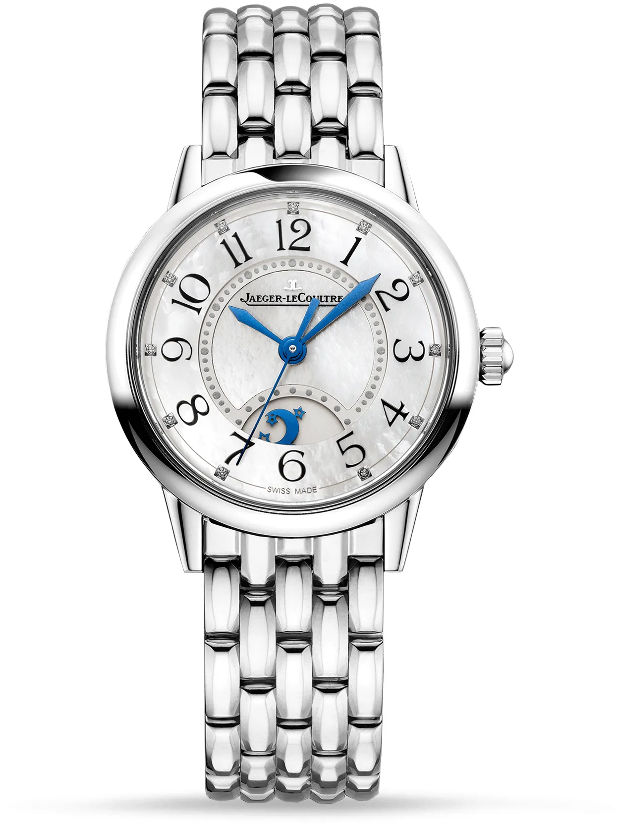 Jaeger-LeCoultre Rendez-Vous 3468110 29mm Stainless steel Diamond and Mother-of-pearl