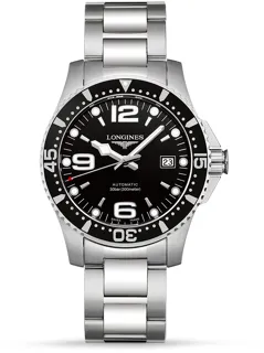 Longines HydroConquest L3.642.4.56.6 Stainless steel Black