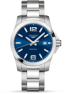 Longines Conquest L3.759.4.96.6 Stainless steel Blue