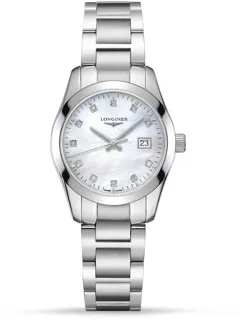 Longines Conquest Classic L2.286.4.87.6 Stainless steel White