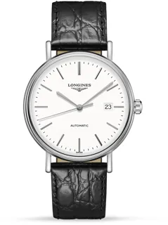 Longines Présence L49224122 Stainless steel White