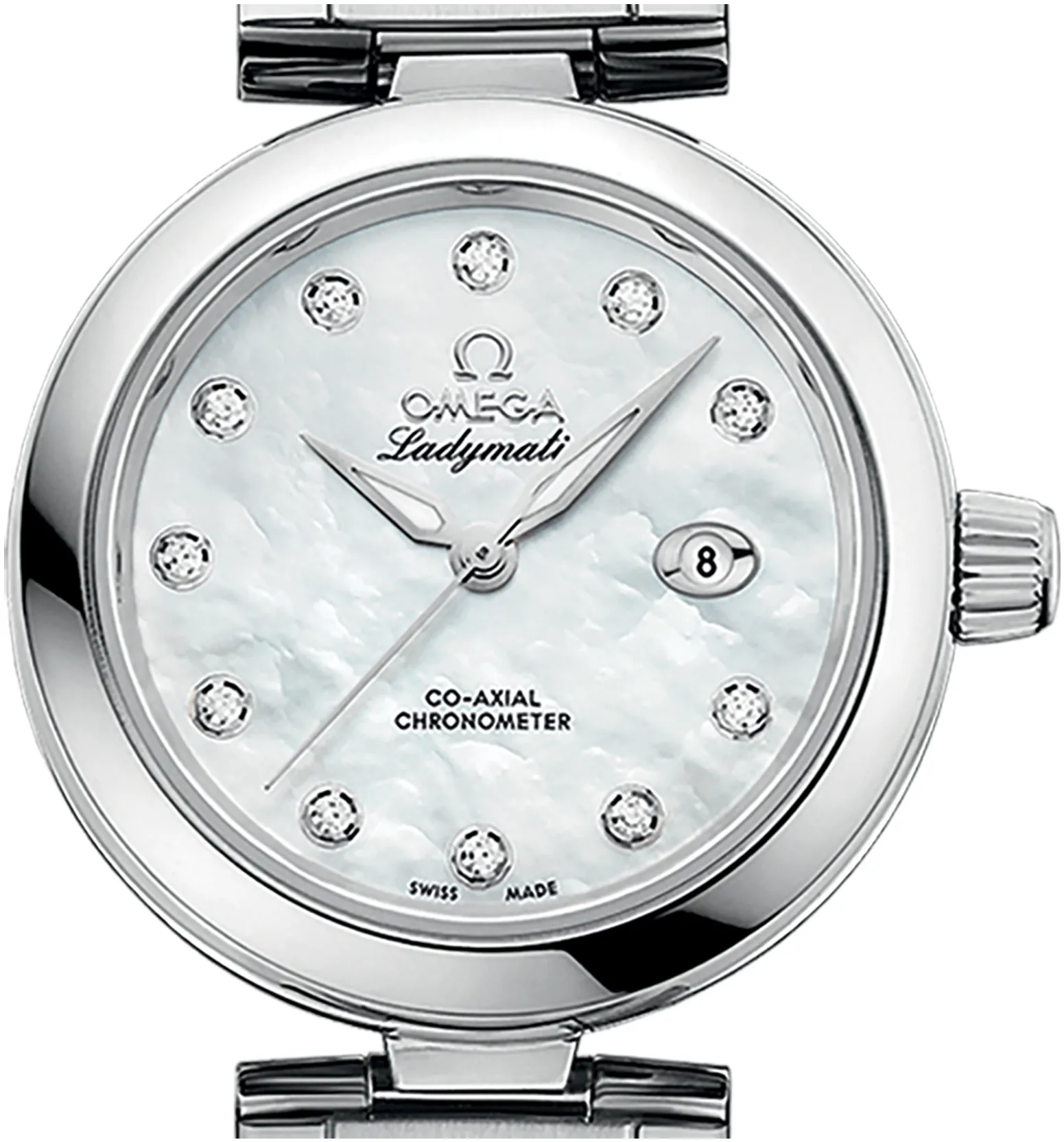 Omega De Ville 425.30.34.20.55.002 34mm Stainless steel Diamond and Mother-of-pearl 1