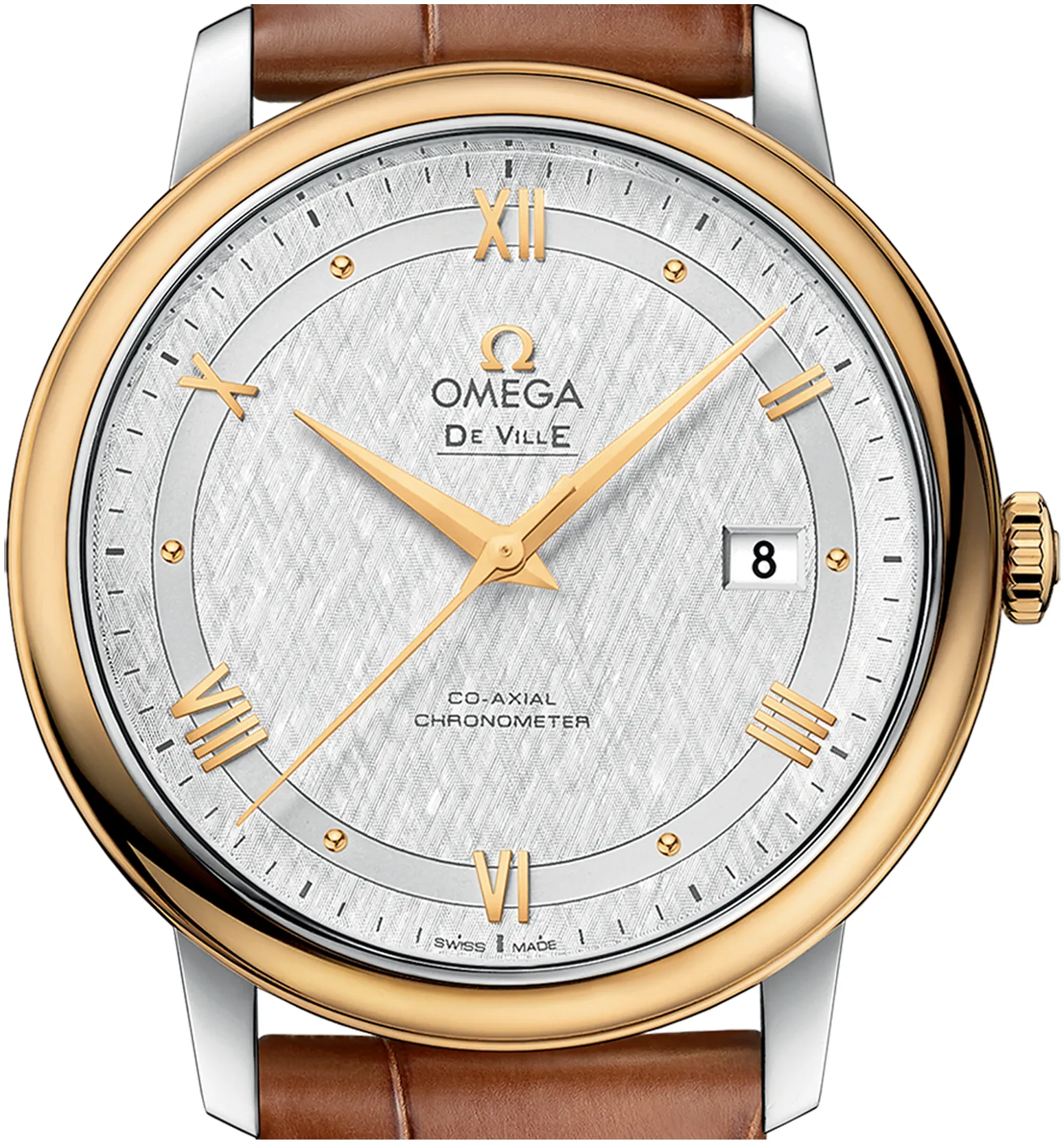 Omega De Ville 424.23.40.20.02.001 39.5mm Stainless steel and 18k yellow gold Silver 1