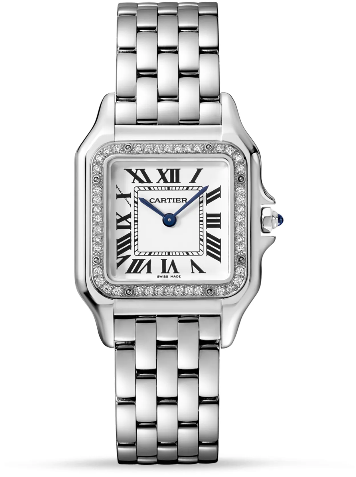 Cartier Panthère W4PN0008 27mm Stainless steel White
