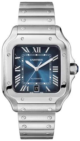 Cartier Santos WSSA0013 40mm Stainless steel Blue