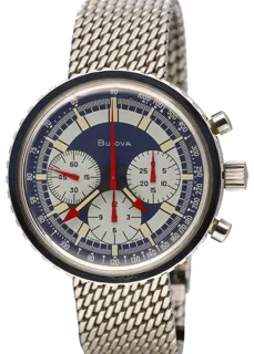 Bulova Chronograph C Stainless steel White