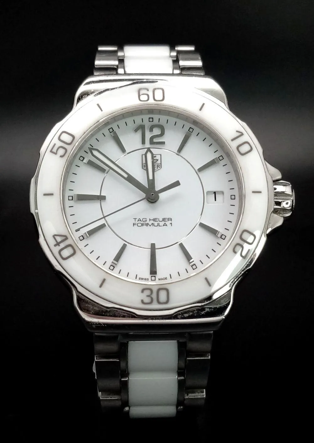 TAG Heuer Formula 1 Quartz 017960 35mm Ceramic and Stainless steel White 2