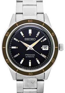 Seiko Presage SRPG07J1 Stainless steel Black