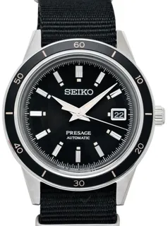 Seiko Presage SRPG09J1 Stainless steel Black