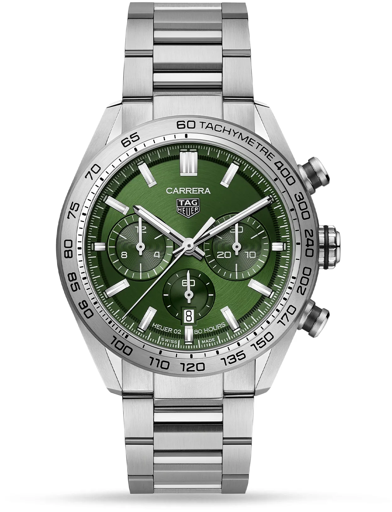 TAG Heuer Carrera CBN2A10.BA0643 44mm Stainless steel Green