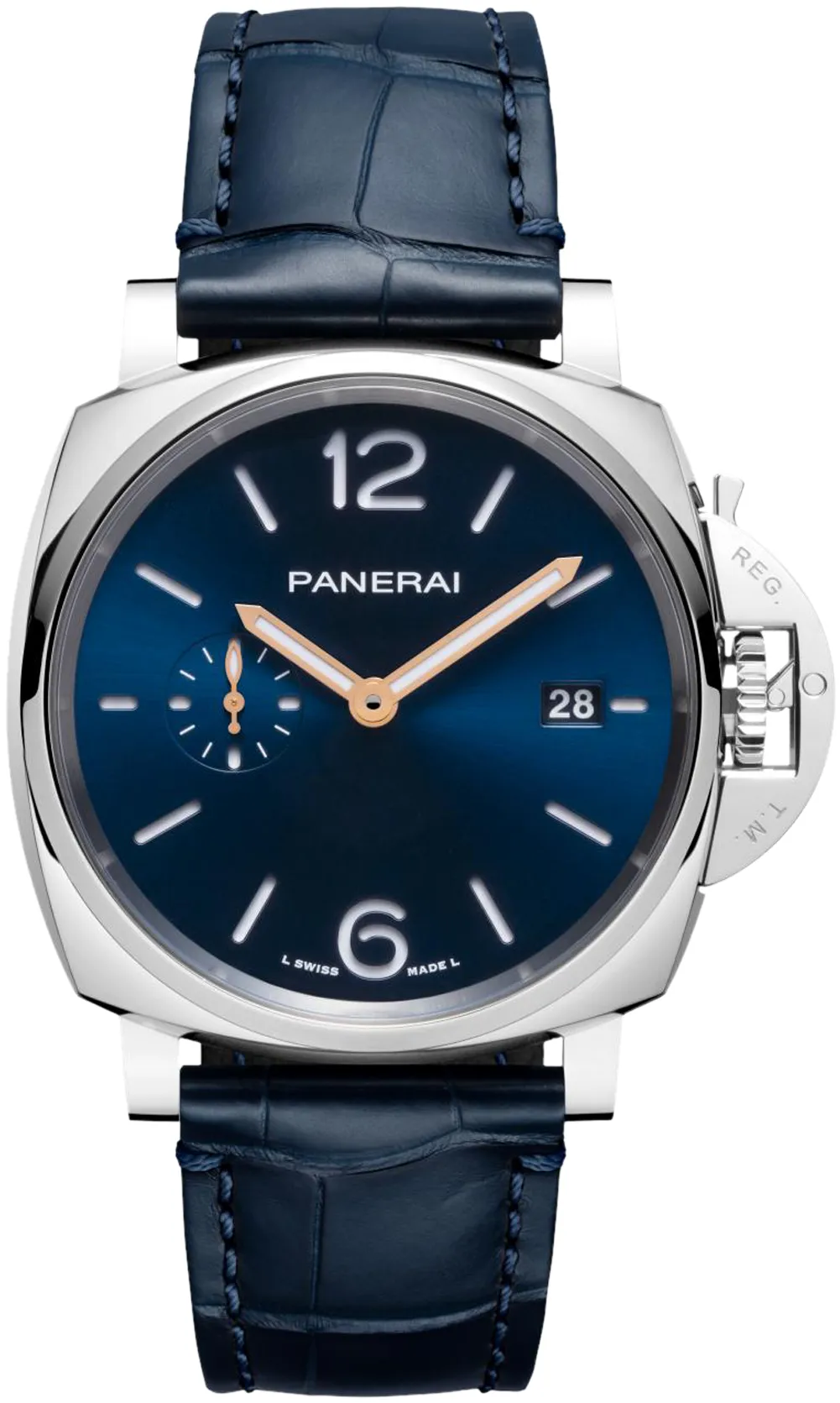 Panerai Luminor Due PAM 01273 42mm Stainless steel Blue