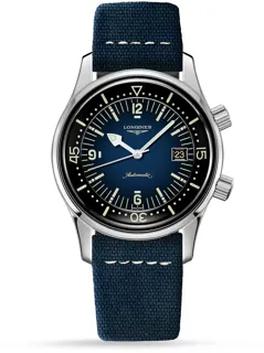 Longines Heritage L37744902 Stainless steel Blue