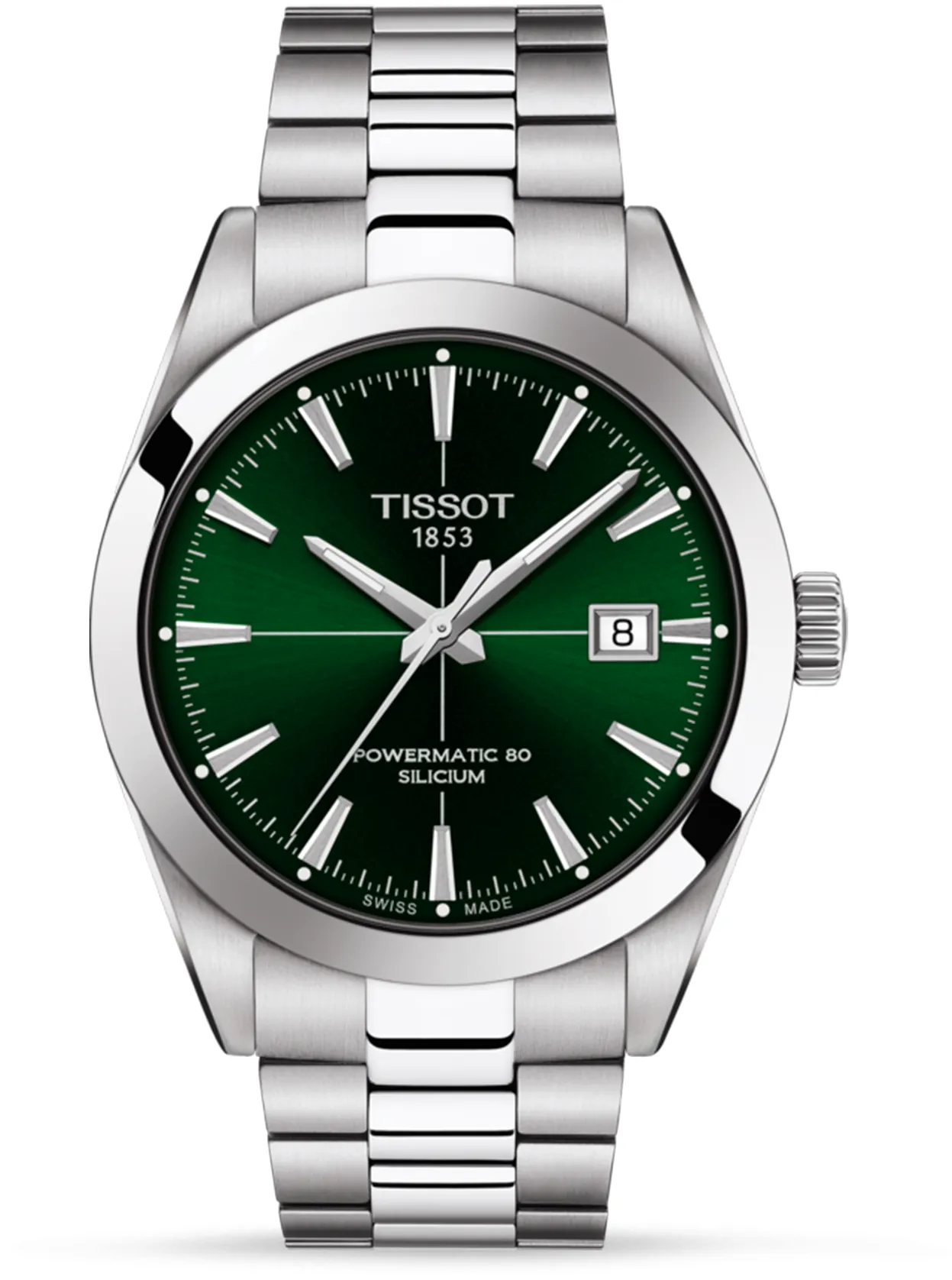 Tissot Gentleman Powermatic T1274071109101 40mm Stainless steel Green