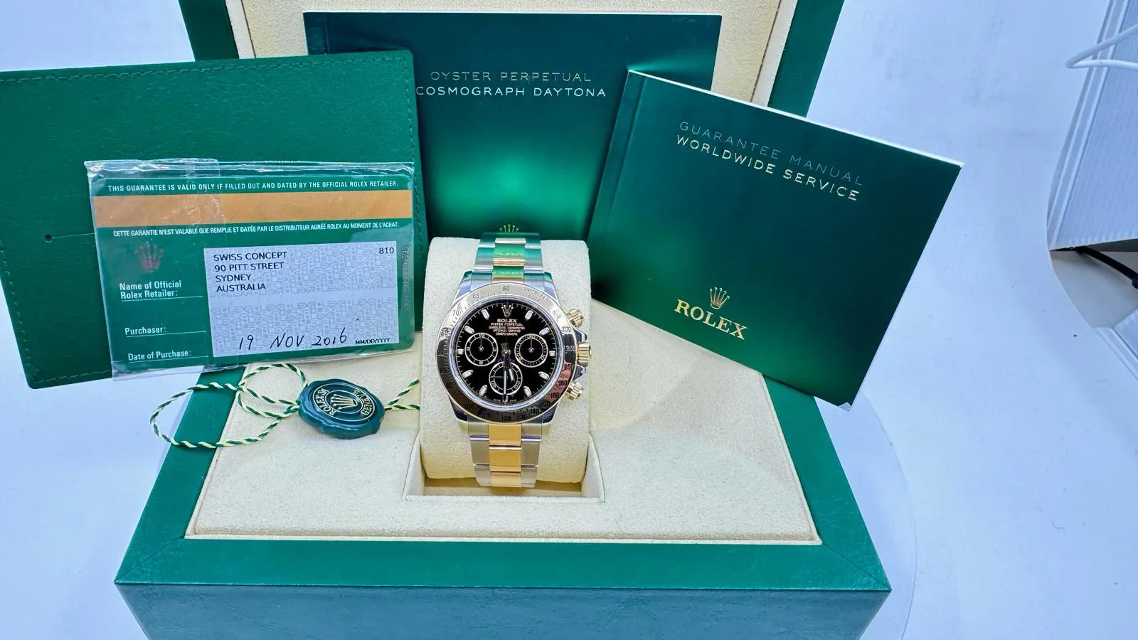 Rolex Daytona 116523 40mm Yellow gold and Stainless steel 1