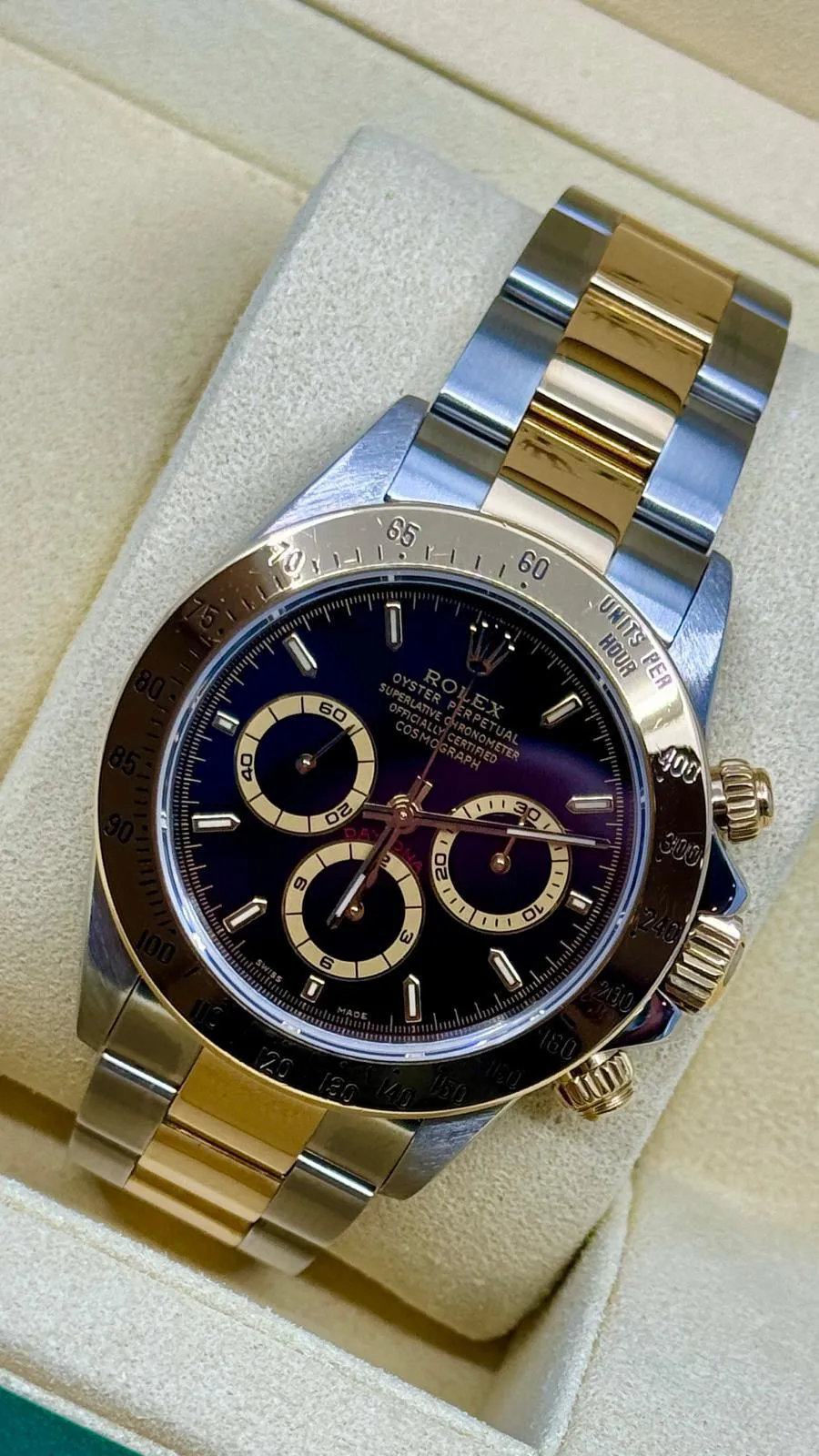 Rolex Daytona 16523 40mm Yellow gold and Stainless steel Champagne 5