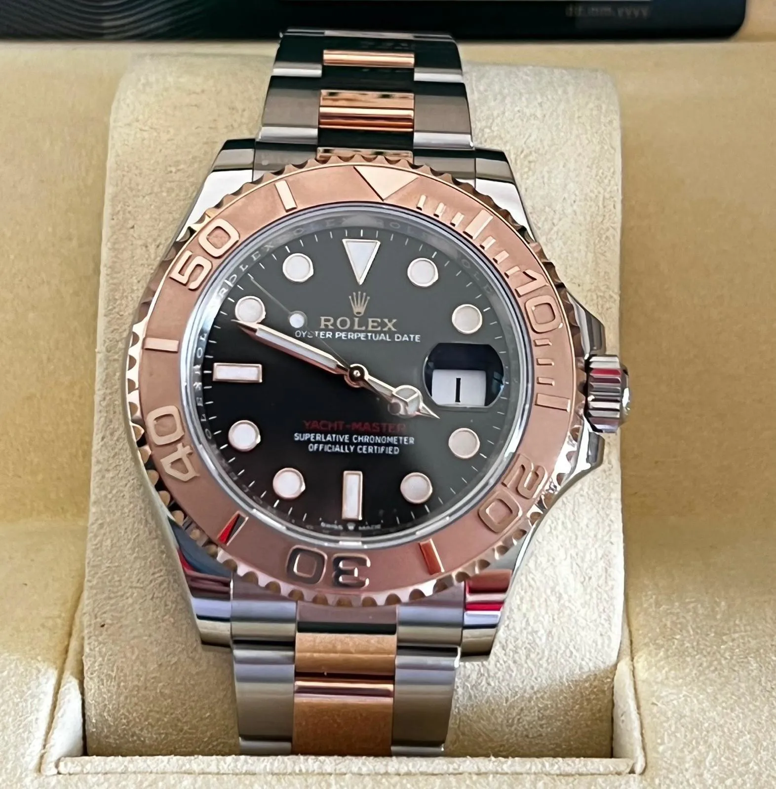 Rolex Yacht-Master 40 126621 40mm Yellow gold and Stainless steel Black 2