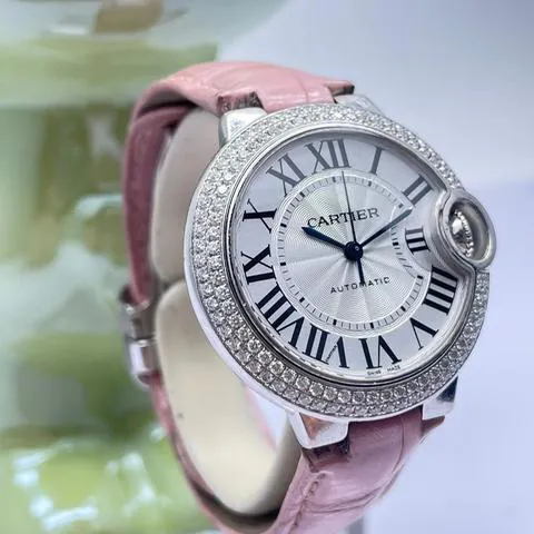 Cartier Ballon Bleu 33mm WE902067 33mm White gold Silver 1