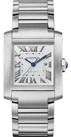 Cartier Tank Française WSTA0067 36.5mm Stainless steel Silver