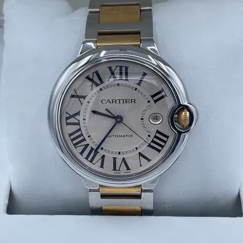 Cartier Ballon Bleu 42mm W69009Z3 42mm Yellow gold and Stainless steel Silver