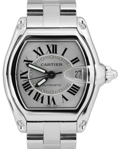 Cartier Roadster 2510 / W62025V3 37mm Stainless steel Silver