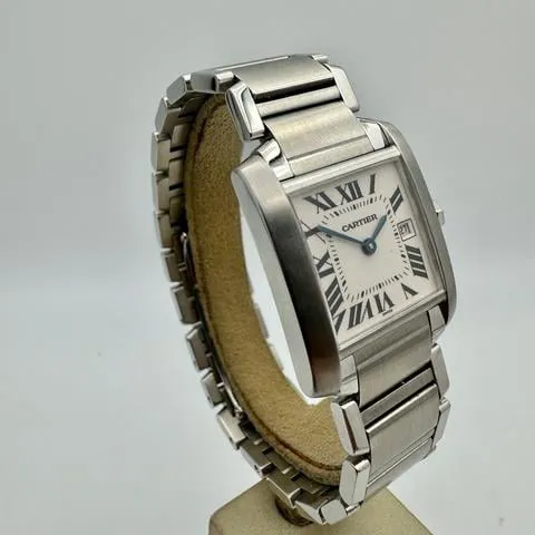 Cartier Tank Française 2485 0mm Stainless steel White 1