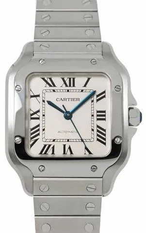Cartier Santos WSSA0010 33mm Stainless steel Silver