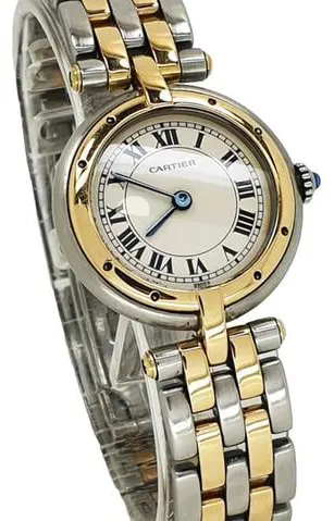 Cartier Panthère 66920 24mm Yellow gold and stainless steel White