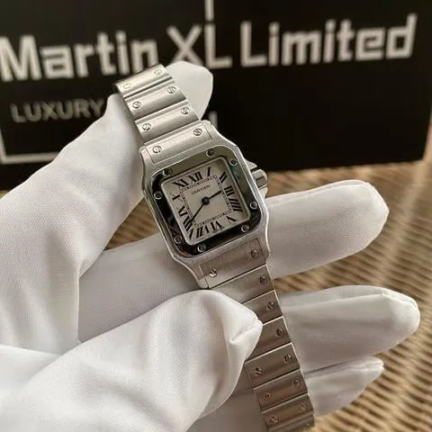 Cartier Santos W20056D6 24mm Stainless steel White 1