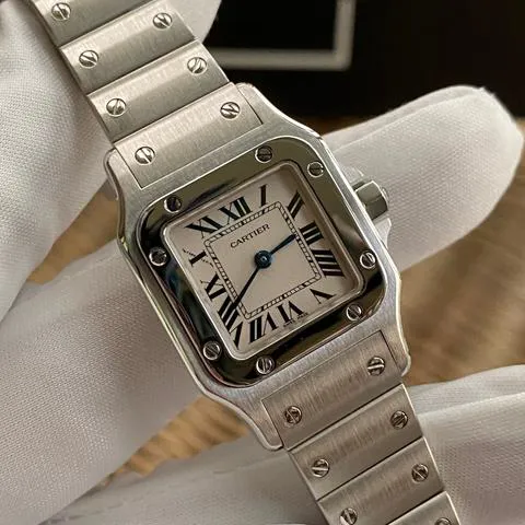 Cartier Santos W20056D6 24mm Stainless steel White 2