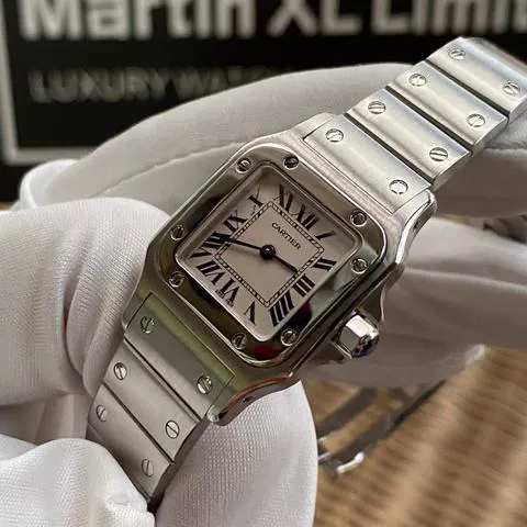 Cartier Santos W20056D6 24mm Stainless steel White 4