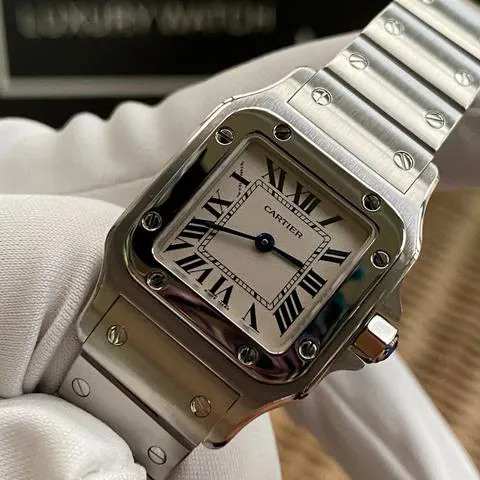 Cartier Santos W20056D6 24mm Stainless steel White 9