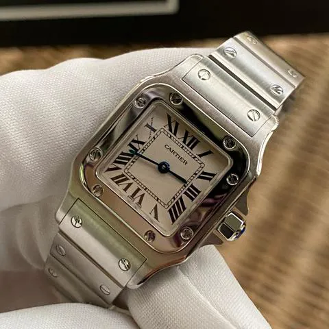 Cartier Santos W20056D6 24mm Stainless steel White 11