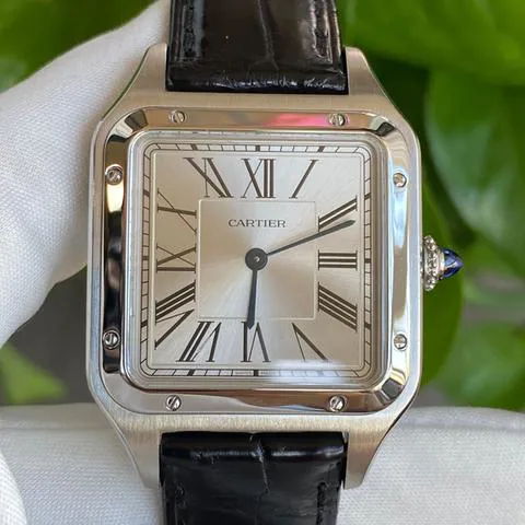 Cartier Santos Dumont WSSA0022 43.5mm Stainless steel Silver