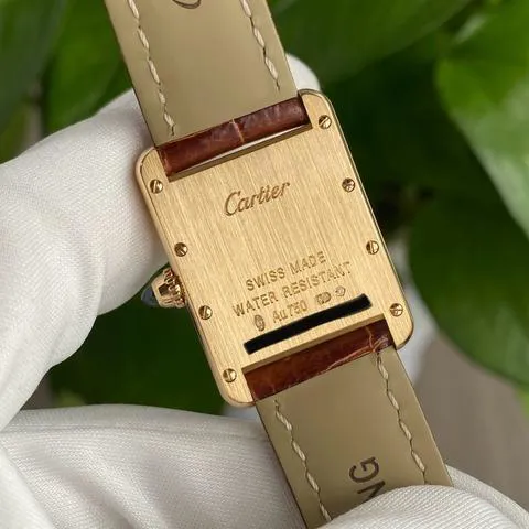 Cartier Tank W1529856 29.5mm Yellow gold Silver 4