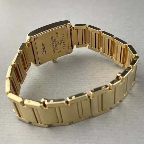 Cartier Tank Française 2385 20mm Yellow gold White 9