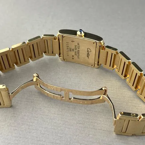 Cartier Tank Française 2385 20mm Yellow gold White 10