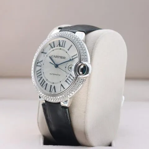 Cartier Ballon Bleu 42mm WE900951 42mm White gold Silver 2