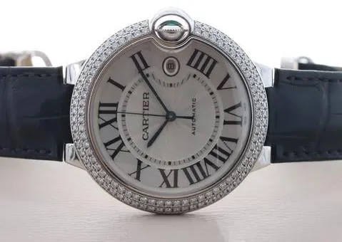 Cartier Ballon Bleu 42mm WE900951 42mm White gold Silver 4