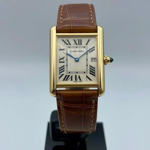 Cartier Tank Louis Cartier W1529756 25.5mm Yellow gold Silver 1