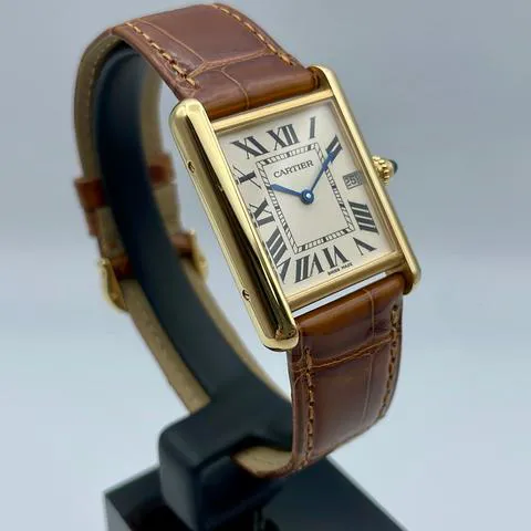 Cartier Tank Louis Cartier W1529756 25.5mm Yellow gold Silver 8