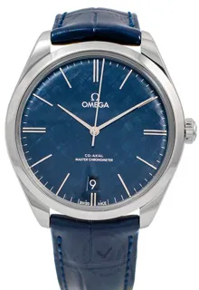 Omega De Ville 435.13.40.21.03.001 Stainless steel Blue