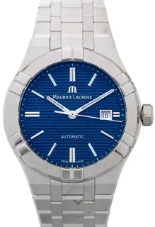 Maurice Lacroix AIKON AI6008-SS002-430-2 Stainless steel Blue