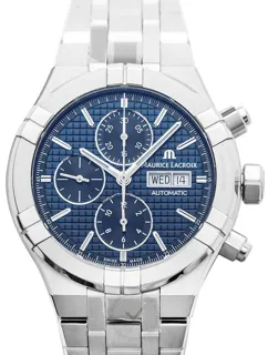 Maurice Lacroix Aikon Automatic AI6038-SS002-430-1 Stainless steel Blue